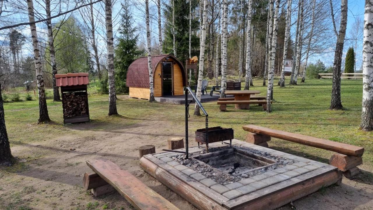 Eco-friendly Camping Oskalns Cēsis Eksteriør bilde